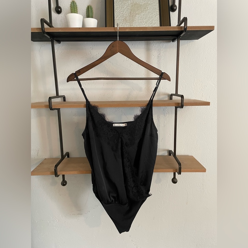 Satin Abercrombie Bodysuit (medium)